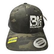 Bullseye North Brand Hat, Authentic Snapback, 2 Styles black multicam